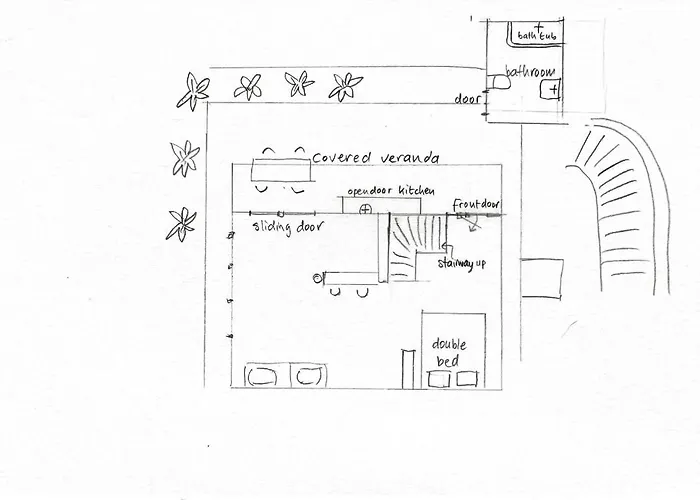 125m2 App With Kitchen And Spacious Garden And Pool Daire Ubud